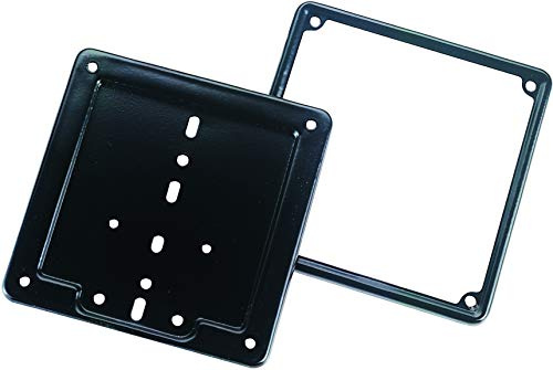AMAS The Best KIT PORTATARGA+CORNICE MOTOCICLI fino al 1999 VECCHIO CODICE DELLA STRADA MADE IN ITALY (NERO)