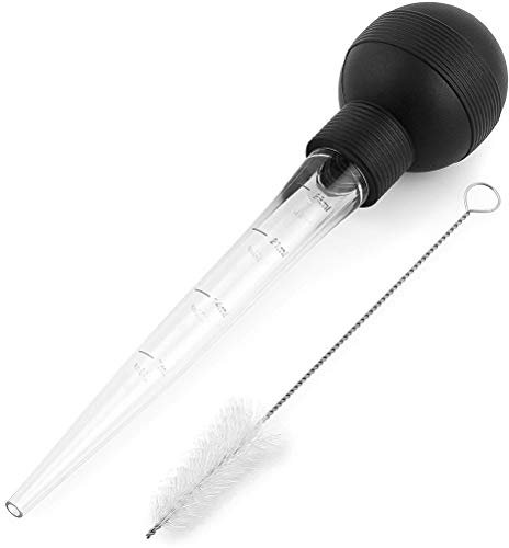 Surenhap Turkey Oil Dripper with Brush, Pipettes Dropper Chicken Grill Food Baster Grill Tube Kitchen Chef Gadgets