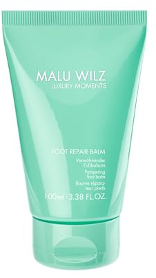 Malu Wilz Foot Repair Balm 100 ml, balsamo per la cura dei piedi, balsamo per i piedi con burro di karitè, estratto di tè e olio di citronella per la cura dei piedi