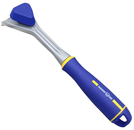 MANUFORE 2,5 Pouce Grattoir de Peinture, Grattoir Universel avec Lame en Carbure à Double Tranchants, Grattoir Professionnel pour Enlever la Peinture, la Colle et le Coulis sur Bois, Mur,etc