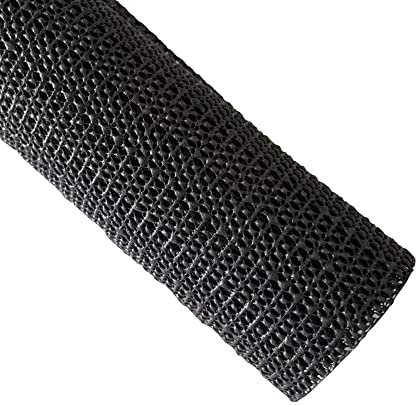 Tapis antidérapant multifonction pour tiroirs, étagères, plateaux, ustensiles de table (40 x 60 cm, noir)