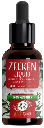 Nature Animal® ZECKENSCHUTZ Liquid für Hunde + Katzen mit Sofortwirkung – ZECKEN Abwehr für Ihr Haustier – natürliche Behandlung hochwirksam