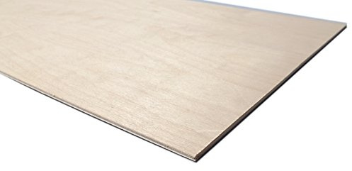 4mm Birch Plywood Sheet 600x300x 4mm - (Pack of 2) - Laserable Low fume E1 Glue Ply