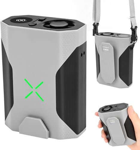 ZWOOS Ventilateur USB, Mini Ventilateur Portable, Vitesses Réglable Alimenté par USB, Ventilateur de Taille Portable pour Veste de Camping, Voyage, Pêche, Vélo Climatisation