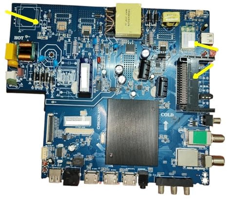 HJKBCLEH CV9632H-A50 4K WiFi, Compatible for TV, Carte Mère Il Y A 6 Spécifications, Veuillez Prêter Attention Au Module WiFi, À L'interface CI Et Au PFC(1 CI NO PFC G WiFi)
