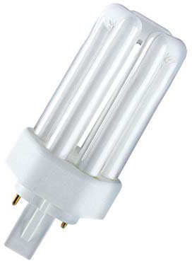 Osram 10x Dulux T 18W/827 PLUS 2PIN GX24d-2 124mm Extra-Warm-Weiß