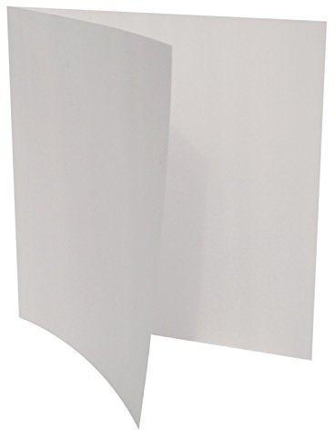 Brevlåda 24Plus 25 kvadratiska fällkort för dig själv textning i genomskinlig/vit: storlek 135 x 135 mm 13,5 x 13,5 cm