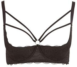 COTTELLI Damen Hebe 95e Demi BH, Schwarz, Einheitsgröße EU