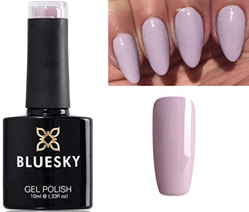 Bluesky Gel Polish PASTEL STONE NUDE STONE A HINT OF LILAC A 90 Nail UV LED Soak Off 10ml