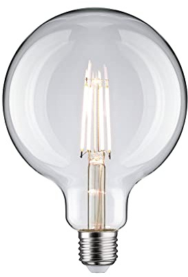 Paulmann 28958 LED Lampe Globe Filament G125 9W Klassik Leuchtmittel Opal 4000K Neutralweiß E27