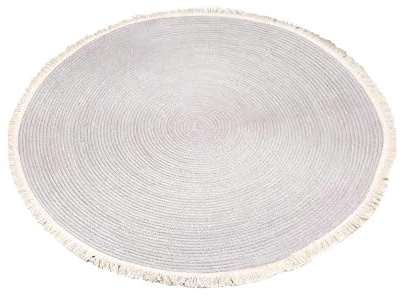 Corde en coton lavable pour table basse pour la maison, la chambre, le salon, l'entrée, le patio, la chambre, l'appartement, le sel