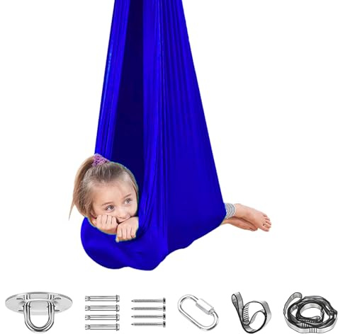 Balançoire Sensorielle – Chaise Hamac pour, Siège Thérapeutique Apaisant | Chaussette De Corps en Tissu Extensible Réglable, Conception Suspendue Intérieure Respirante, Aide À La Relaxation Po