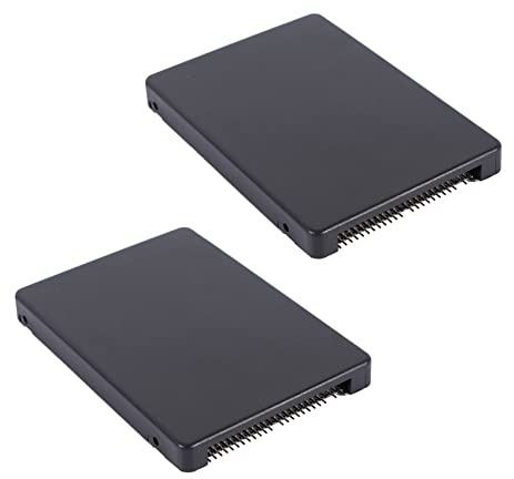 Stineng 2 x 44 PIN MSATA till 2,5 IDE HDD SSD MSATA till PATA adapter omvandlare kort med hölje