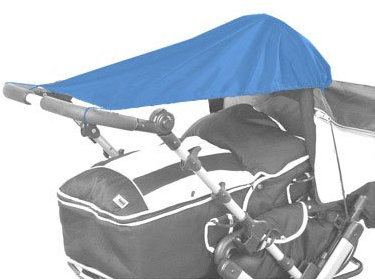 160260 UV Sonnensegel für Kinderwagen, Baby Sonnenschutz, hellblau