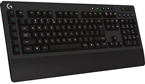 Logitech G613 LIGHTSPEED kabellose mechanische Gaming-Tastatur, Taktile Romer-G Switches, US QWERTY-Layout, Grau