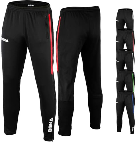 OMKA Herren Jogginghose Sporthose weichem Microfleece-Innenseite - Taschen & Beine mit Reißverschluss – Trainingshose (DE/NL/SE/PL, Numerisch, 52, Regular, Regular, Weinrot)