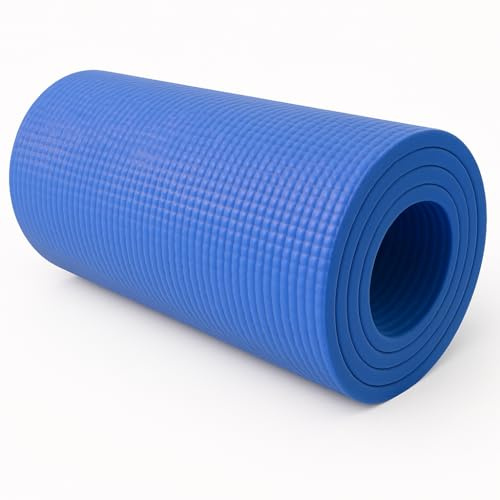 OUTLETISSIMO® Tappetino Yoga Blu 173×61 cm – Morbido, Antiscivolo, Ammortizzante e Flessibile – Ideale per Yoga, Pilates, Fitness e Aerobica