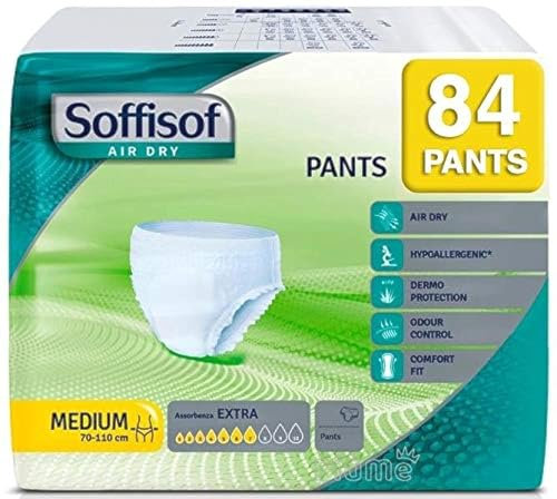 Soffisof Air Dry Assorbenza Extra 84 Pants Medium 70-110cm