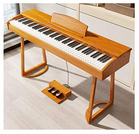 yankai 88 tangentbord pianoset avtagbar bärbar E-piano, professionell hushålls-digitalpiano, huvud träram