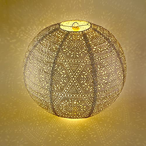 LIHAO 12''(30cm) Lanterna di Carta Decorativi, Lanterne Rotonde di Carta per Decorazione Festa, Party, Casa (1pz)