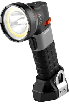 NEBO Luxtreme SL25 Spotlight - Torcia ricaricabile con raggio lungo 400 m - Con cavo di ricarica USB incluso