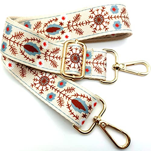 Correa de Hombro Ajustable para Mujer, Correa de Reemplazo Bolso Colorida con Hebilla de Oro, Ancha para Piel, Cámara, Monedero, Guitarra, Cruzados Accesorios, 13