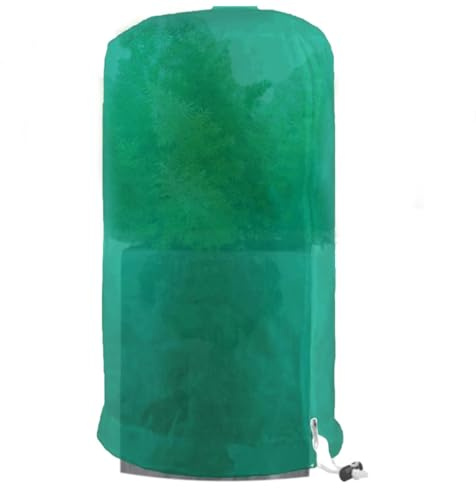 Cappuccio Protezione Piante,Telo Antigelo Piante,Verde Chiaro 120×180 Cm Telo Piante Antigelo Cappuccio Protezione Piante con Coulisse Addensare Protezione delle Piante per Palme Piante da Balcone
