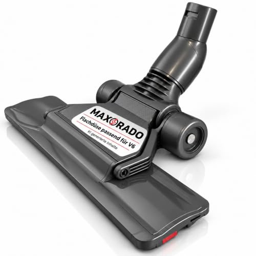 Maxorado platt munstycke platt munstycke golvmunstycke för Dyson V6 DC59 DC61 DC62 DC74 DC23T2 DC29 DC66 DC33c dammsugarmunstycke I dammsugarmunstycke platt parkett hårt golv fot huvud reservdel fäste