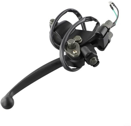 CWOQOCW Conjunto de palanca de freno frontal de doble tracción para ATV de 7/8 pulgadas, 22 mm, sistema de freno de metal con cable para quad de 50 cc y 110 cc