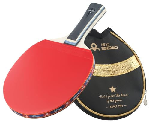 Agile pour raquette de ping-pong avec un long manche fabriqué à partir de bois fiable 7 plis