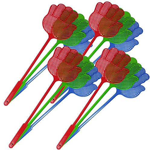 Fliegenklatsche Fliegenfänger Fliegenfalle 12 Stück Set