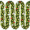 CASARIA® Weihnachtsgirlande mit Beleuchtung Deko 10m 160 LEDs Beleuchtet Innen Außen Grün Weihnachtsdeko Weihnachten Girlande Tannengirlande Warmweiß