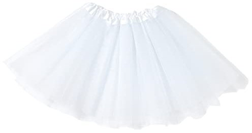 Ksnnrsng Faldas de tutú para Adolescentes Adultos de Las Mujeres Vestido de Lujo Enagua de Ballet Faldas de Fiesta de gallina para Traje de Noche Navidad Halloween (Blanco)