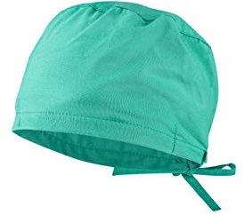 Clinotest OP-Haube, Kappe, Chirurgie Hut, Schwesternhaube, 50% Polyester/50% Baumwolle, Größen (Forstgrün, L)