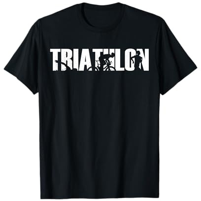 Triathlon Swim Bike Run Triathlète Compétition Entraînement T-Shirt