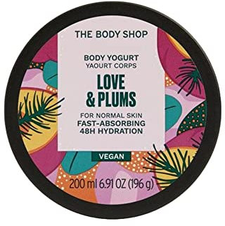 The Body Shop Love Plums Body Yogurt 200ml sweet floral scent 48 hours moisture