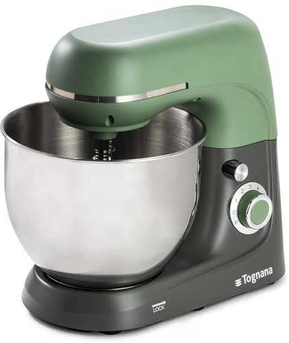 Tognana Iridea, Impastatrice Planetaria 5,3 L, alluminio-acciaio inox, verde