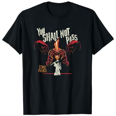 Lord Of The Rings Balrog You Shall Not Pass T-Shirt