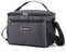 ETONSUNNY Bolsa Termica Porta Alimentos 8L，Plegable Bolsa Termica Comida ，Bolsa Isotermica Porta Alimentos Trabajo，Bolsa Nevera Pequeña，Lunch Bag， Cooler Bag para Viajar/Playa/Picnic (Gris)