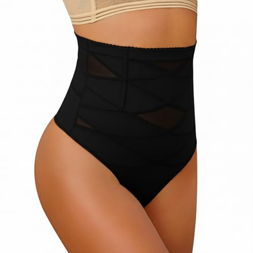 Aullwyr Culotte Gainante Femme Ventre Plat - Taille Haute Panty Gaine Amincissante Invisible Shapewear