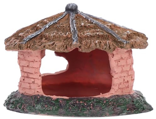 Toyvian Abri pour Reptiles en Arc Naturel en Résine, Cachette Refuge De Terrarium Taille Moyenne, Décoration Habitat Terrarium pour Lézard, Gecko Et Serpent, Usage Intérieur