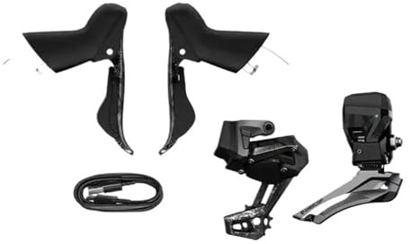 XFYESL Fahrrad Kassette Zahnkranz Kassette EDS TX Kabellose elektronische Schaltgruppe Carbonfaser-Felgenbremse 7-14-Gang Leichtes Rennrad-Schaltsystem(TX-RA6000-GS)