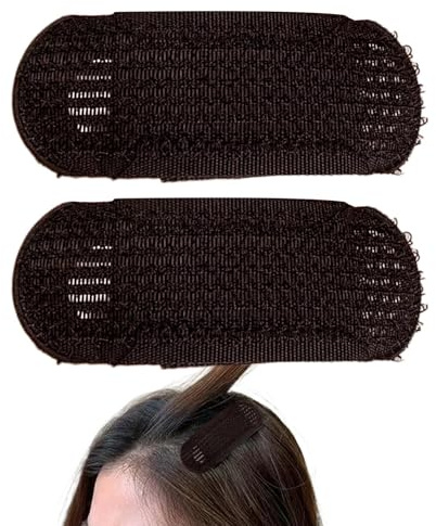 Pinza De Cabello Voluminizadora De Alto Levantamiento - Clip De Flequillo Invisible De 2 Piezas, Herramienta De Estilo Instantáneo A | Para Cabello Café Negro Para Niñas Señoras M