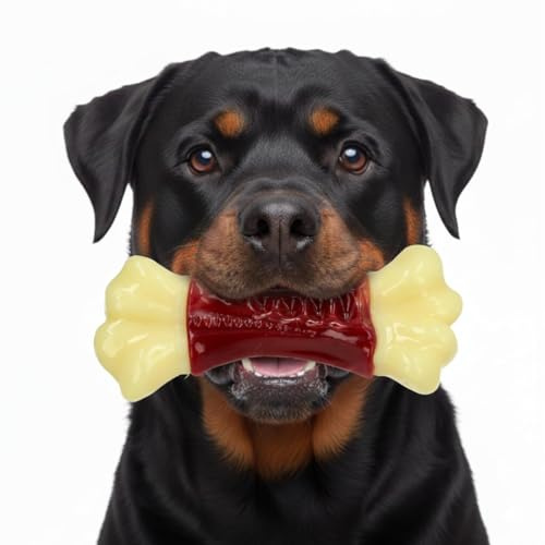 CE EVI Mordedor Perro Grande Hueso Nylon 18 cm Resistente Indestructible