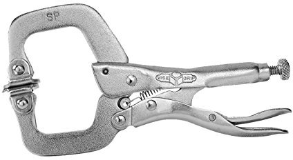 Irwin Vise Grip 6SP Klemm-Gripzange 150 mm, C-Form, Spannweite 54 mm, bewegliche Backen, T18EL4
