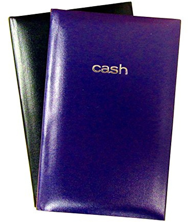 Lot de 2 livres de caisse, 20,1 x 12,7 cm , 144 pages par livre – relié Coque (Couleurs peuvent varier)