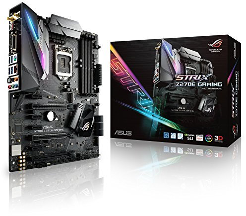 ASUS LGA 1151 STRIX Z270E GAMING Intel Z270 ATX Motherboard - Black