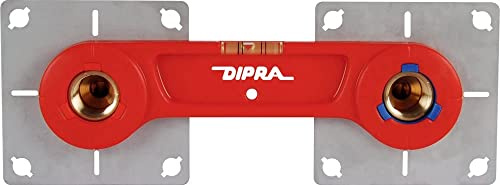 DIPRA - Kit de Fixation Murale pour Robinetterie - Pour Installation Sanitaire - Support Complet avec Platines