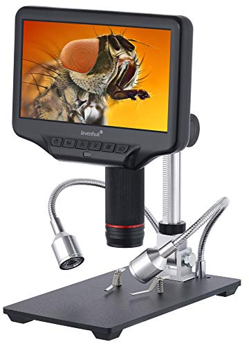Levenhuk DTX RC4 Handmikroskop mit Digitaler Fernbedienung, 5- bis 270-Facher Vergrößerung und 17,8-cm-LCD-Bildschirm