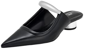 JW PEI Helena Mules Traforati da Donna - Nero